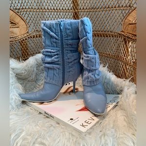 Dollhouse - *As Is* Sweetness Blue Sweater Boot